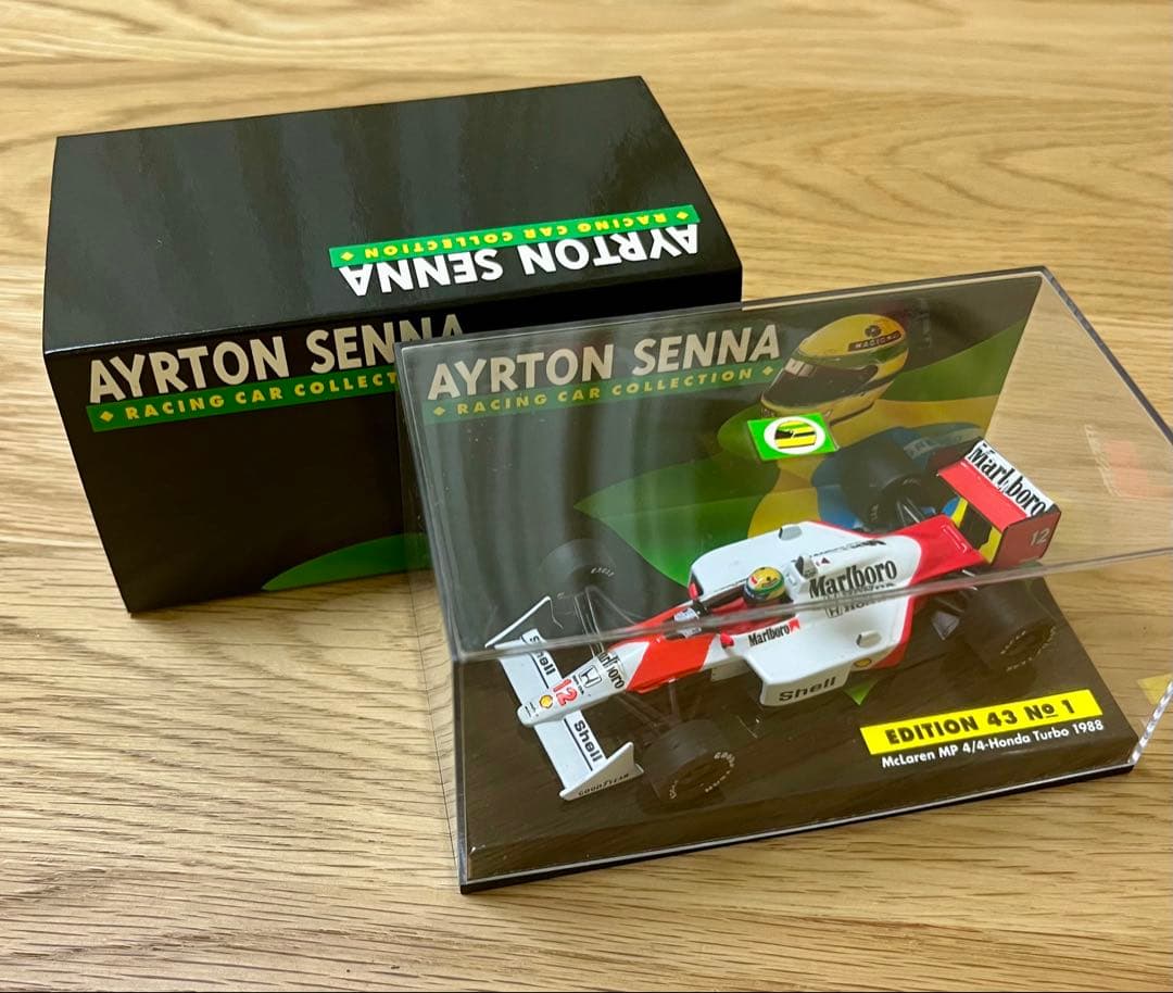 ミニチャンプス F1 マクラーレンホンダ MP4/4 A.セナ マルボロ仕様
