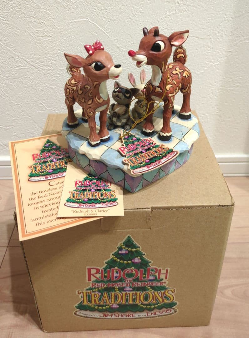 Rudolph Traditions 赤鼻のトナカイルドルフ フィギュア　置物