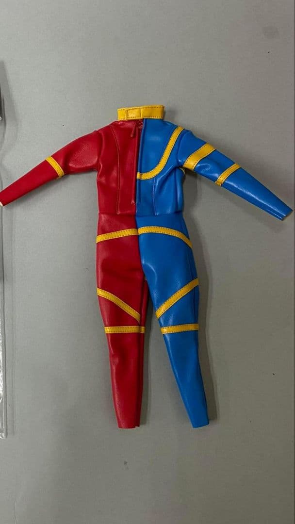 超高精密 ＲＡＨ人造人間キカイダー 1/6 用 自作着せ替え合皮スーツ