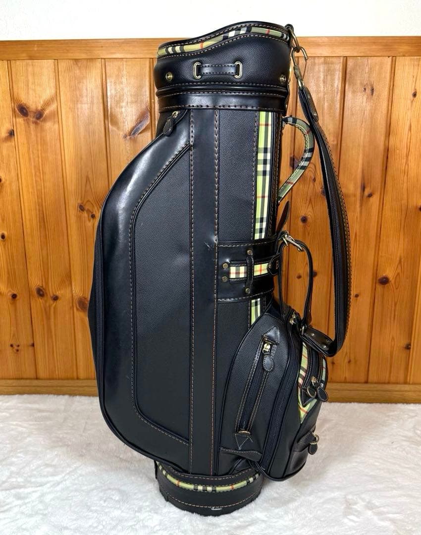 バーバリー キャディバッグ ノバチェック Burberry ゴルフ 黒