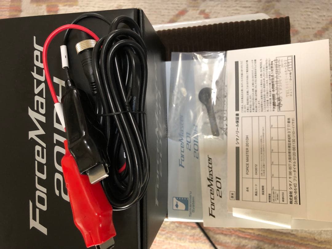 シマノフォースマスター201DH左巻きバッテリーセット