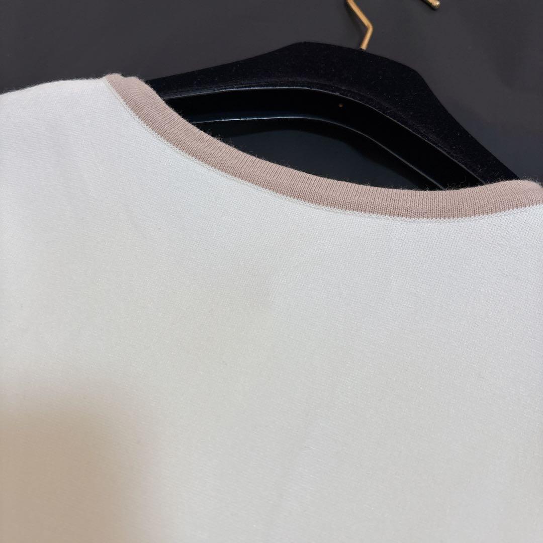 2024年モデル☆フォクシー カーディガンTimeless 金ボタン バイカラー