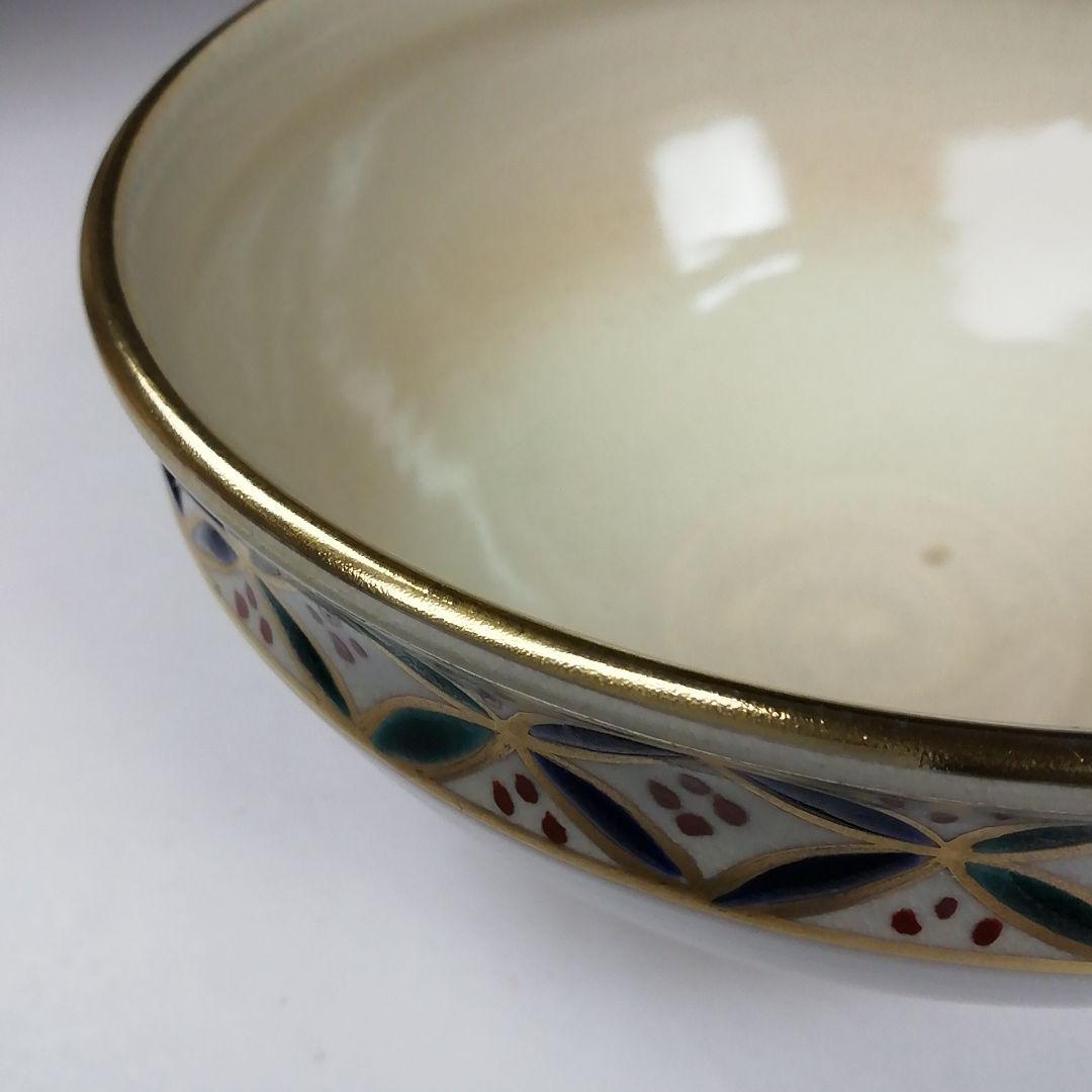 Ｗ２１１　数茶碗　十客『仁清　七宝文』『平安　手塚桐鳳 造』　共箱　茶道具