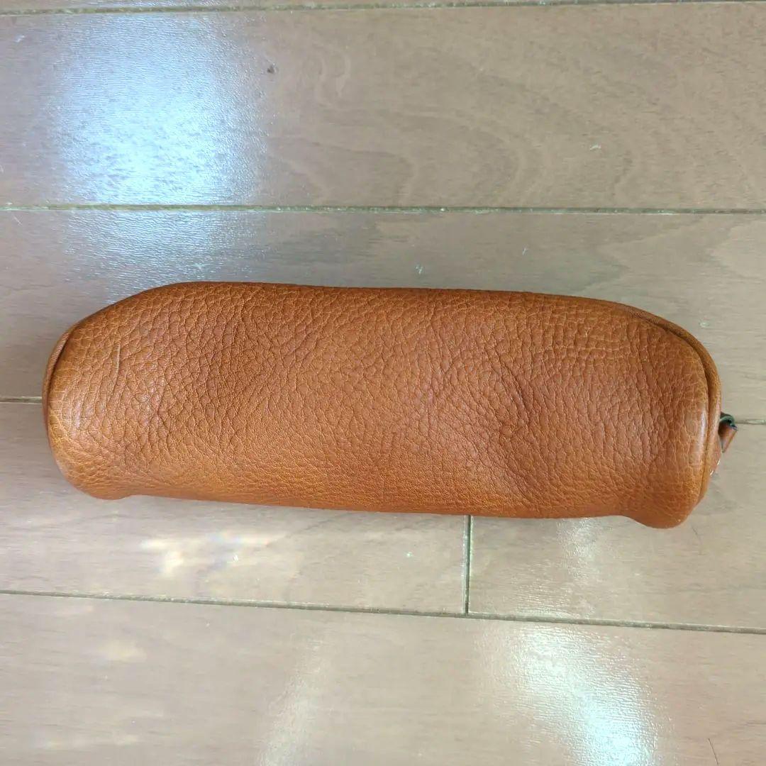 土屋鞄　レザー　ペンケース　トーンオイルヌメ　革　ブラウン　茶色　筆箱