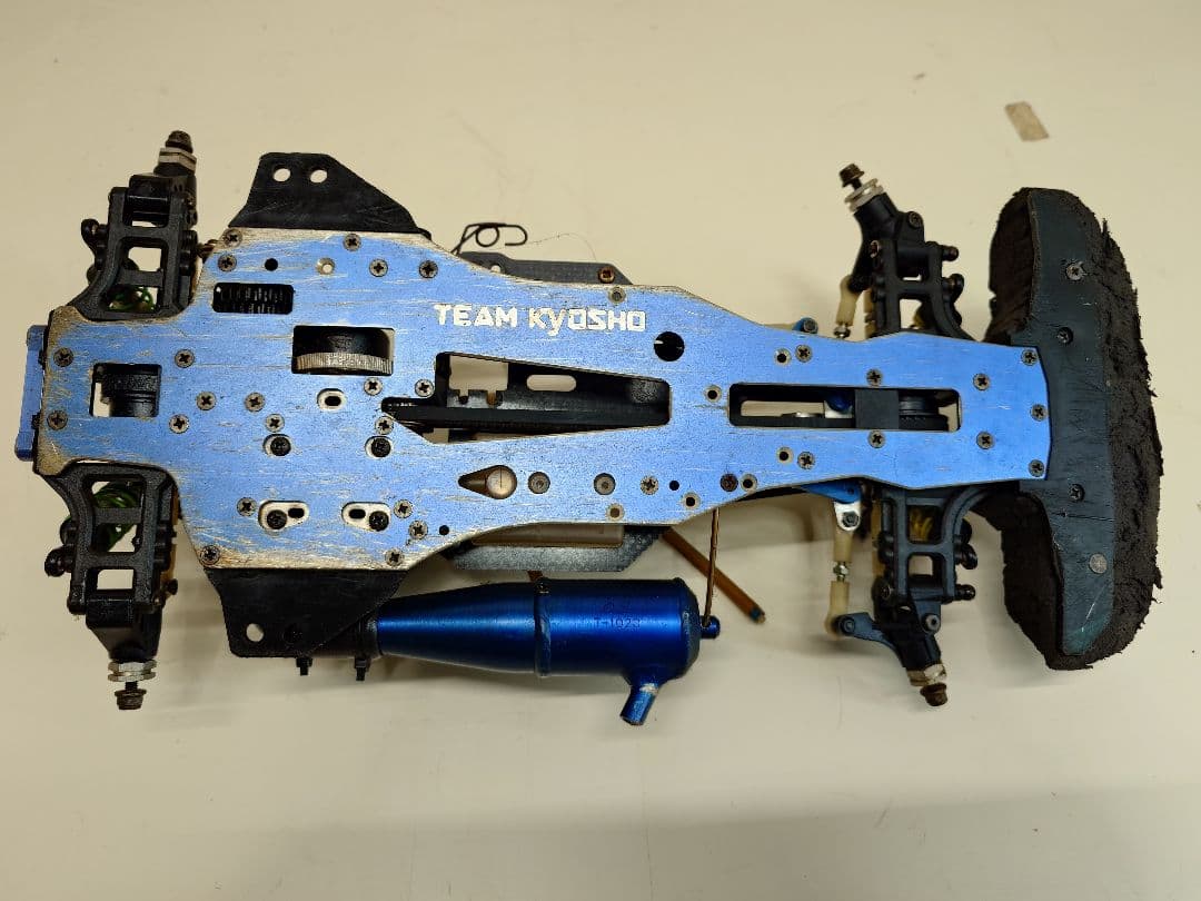 タ*ル様 TEAM KYOSHO ホビーラジコン アルミシャーシ