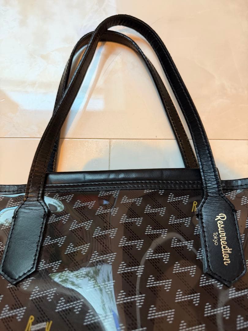 Resurrection 透明トートバッグ　カートバッグ