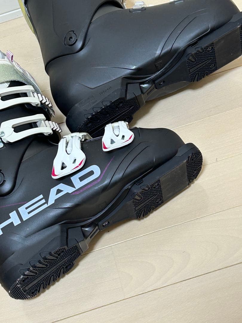 2回のみ使用美品！黒HEAD EDGE 65 女性用スキー ブーツ