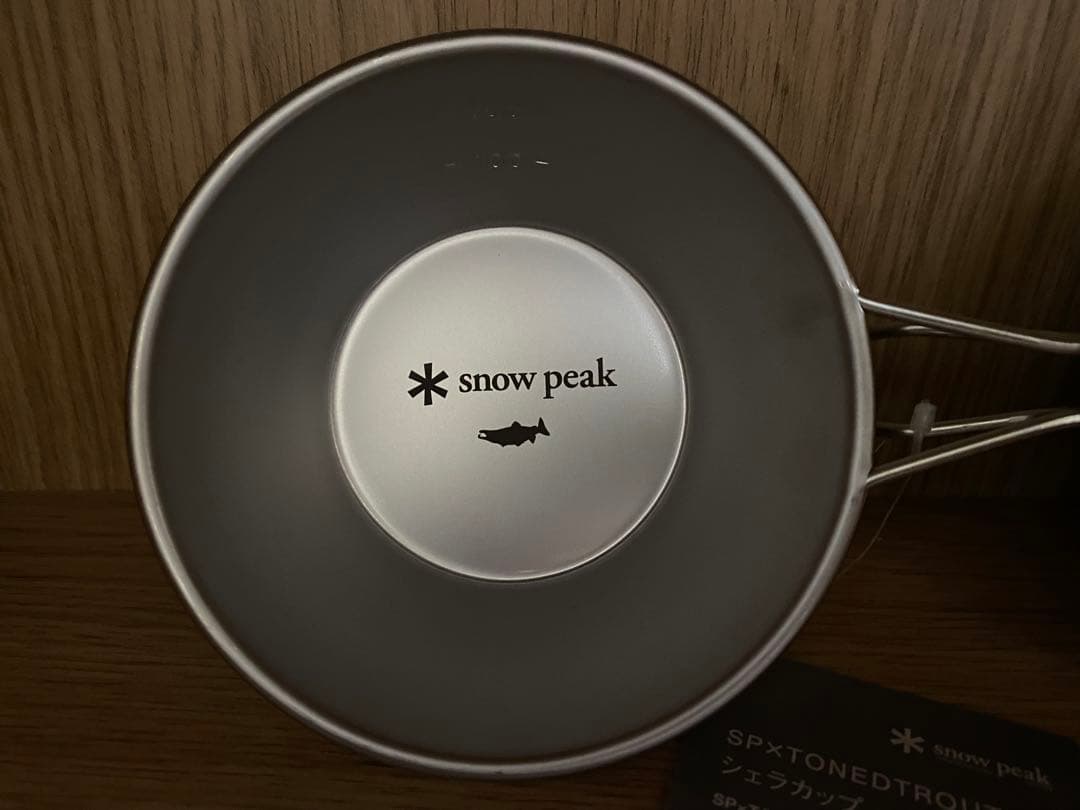 限定　シェラカップ　コラボ　スノーピーク× トーンドトラウト　コラボ　2点セット