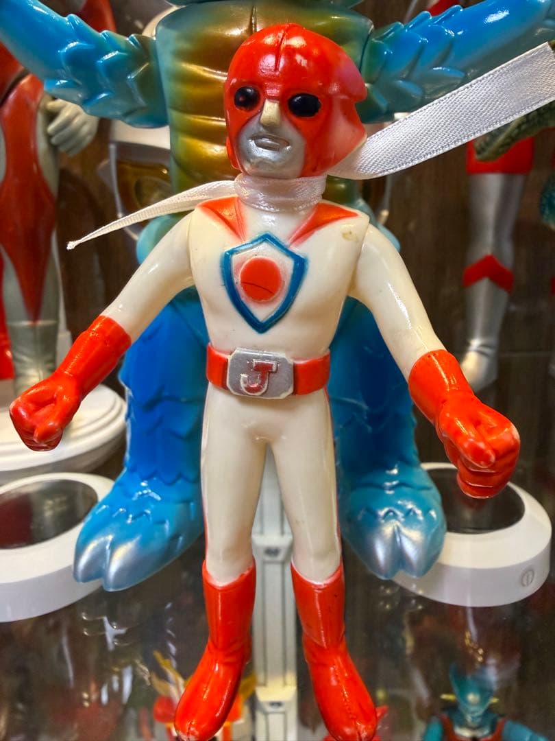 【当時物】バトルフィーバーJ ポピー ソフビ 5体セット 昭和レトロ 特撮