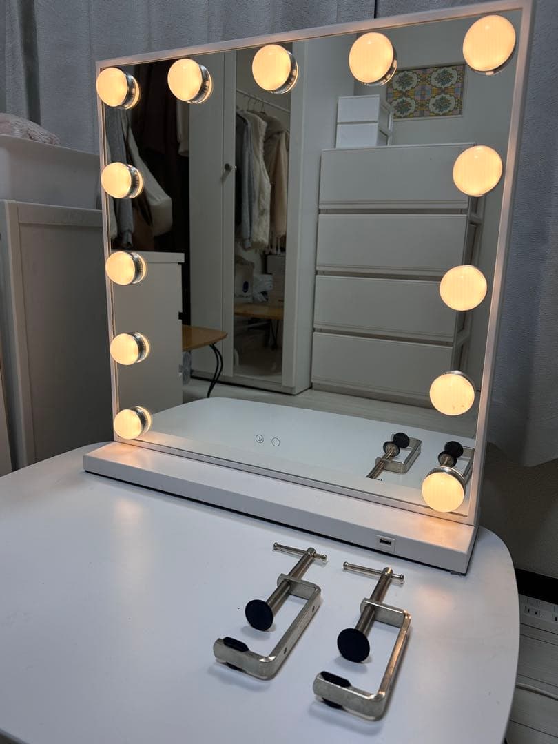 Francfranc フランフラン エルドラド ハリウッド ミラー 2 ホワイト