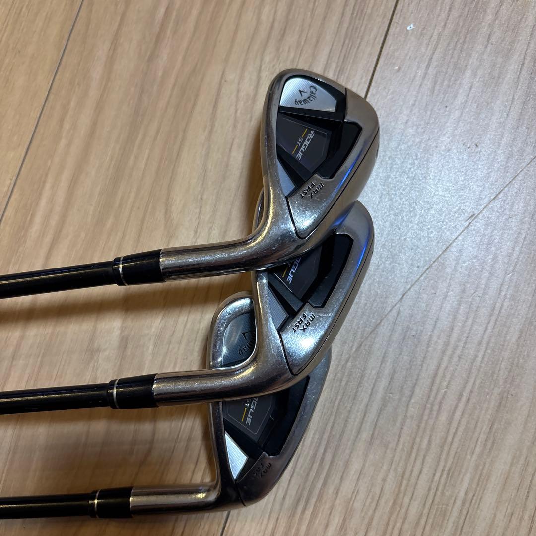 キャロウェイローグst max fastアイアン3本セット