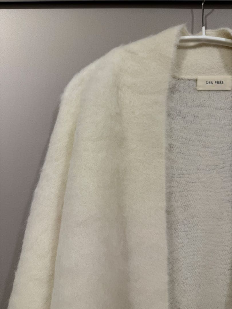新品DES PRÉS アルパカカーディガン
