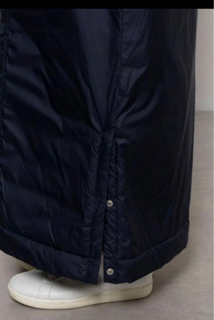 adidas ロング丈ベンチコート