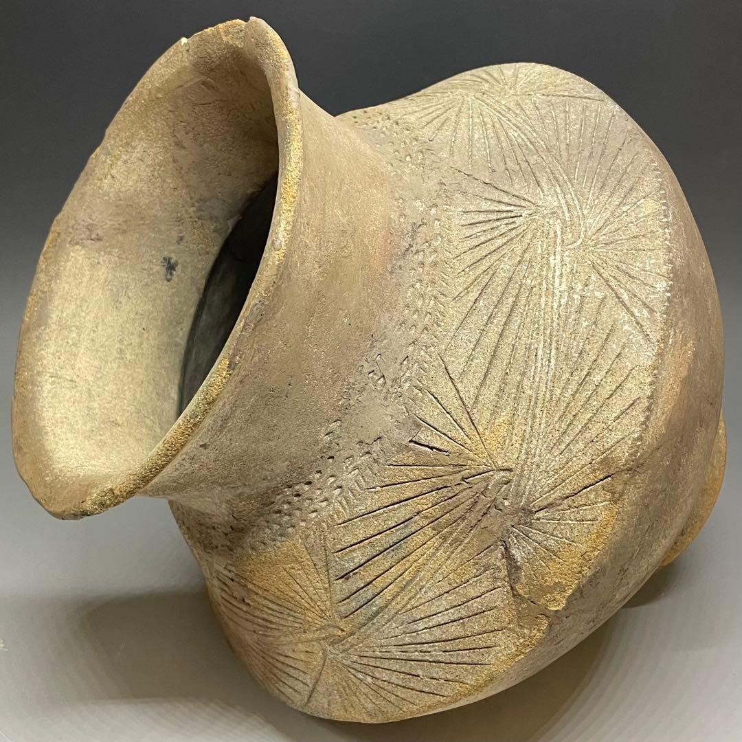 弥生時代　欠山式壺形土器　壺　出土　古墳　b 3937