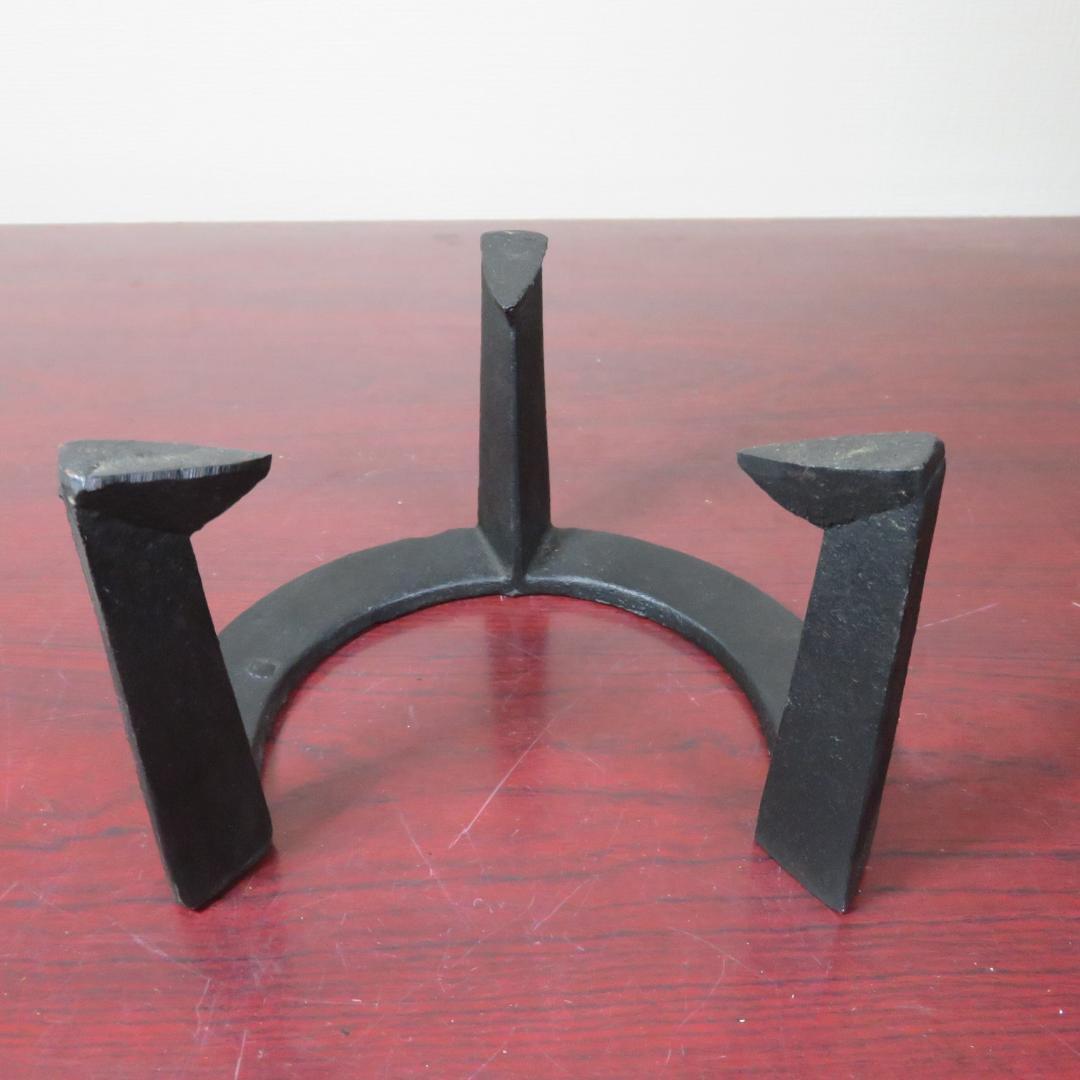 五徳 茶道具 炉 風炉 新品 囲炉裏 キャンプ 台座 鋳物か