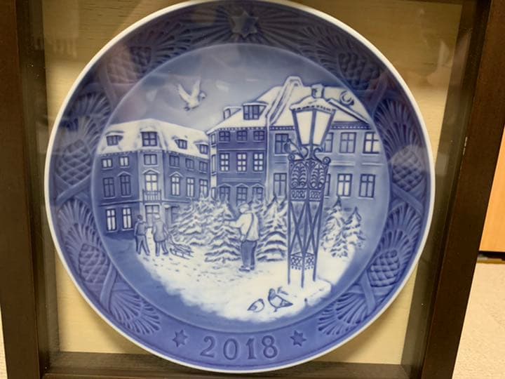 【新品未使用】ロイヤルコペンハーゲン2018イヤープレート