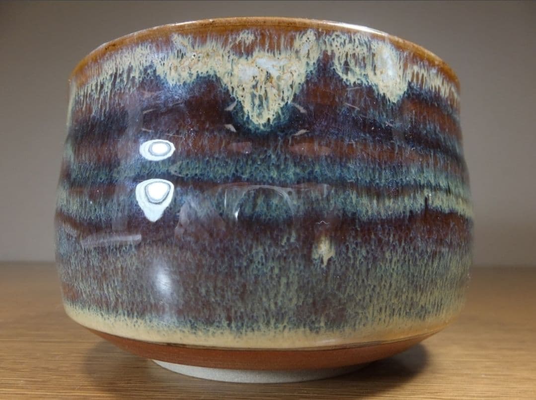 真作保証 12代 高取八山 自作 静山極箱 高取焼 コレクター放出品 福岡県