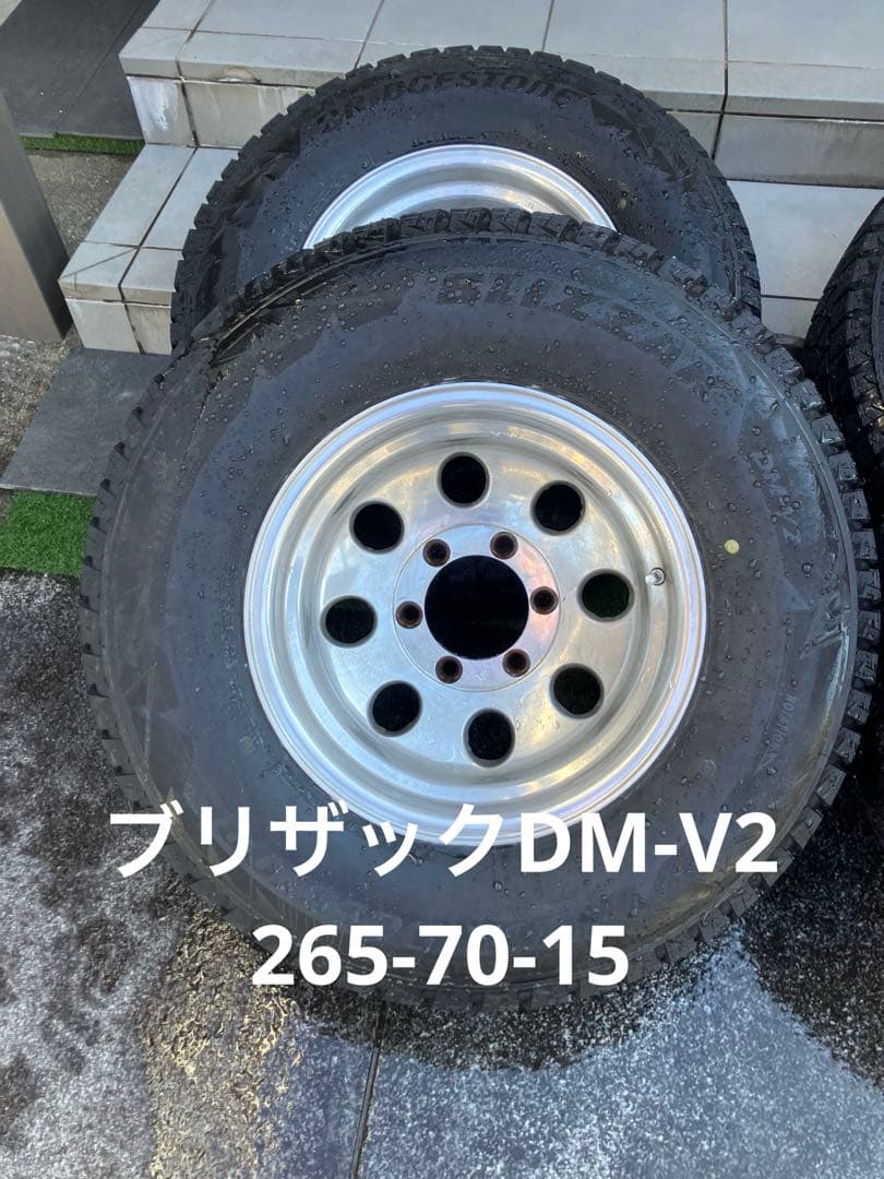 roooo　プラド78ミッキートンプソンブリザック4本　265-70-15