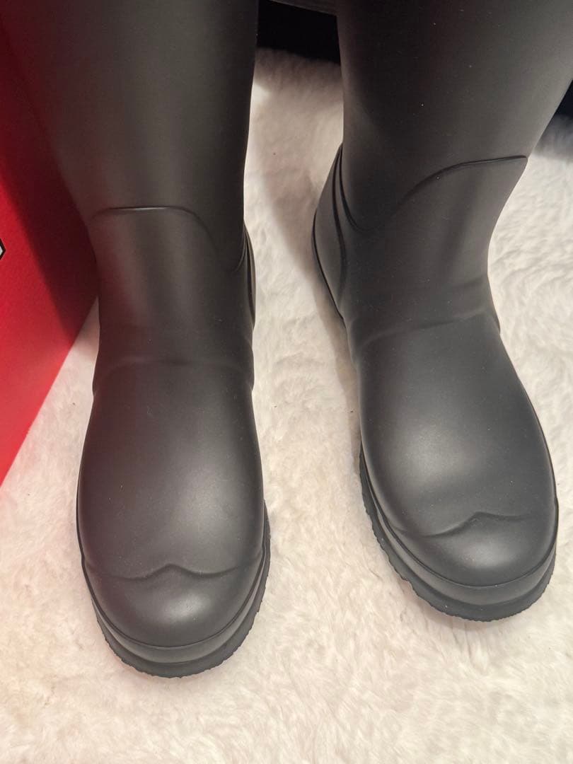 【新品未使用】HUNTER トールハンター トリカラーロゴバックストラップブーツ