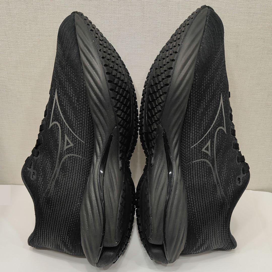 ミズノ　Mizuno　ウエーブライダー 28　ブラック　✕　コムデギャルソン
