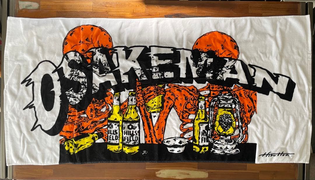 ヒルズフィールドOSAKEMAN SKULL バスタオル