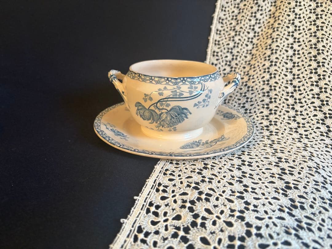 希少 サルグミンヌ窯 ROYAT ソーシエール フランス アンティーク