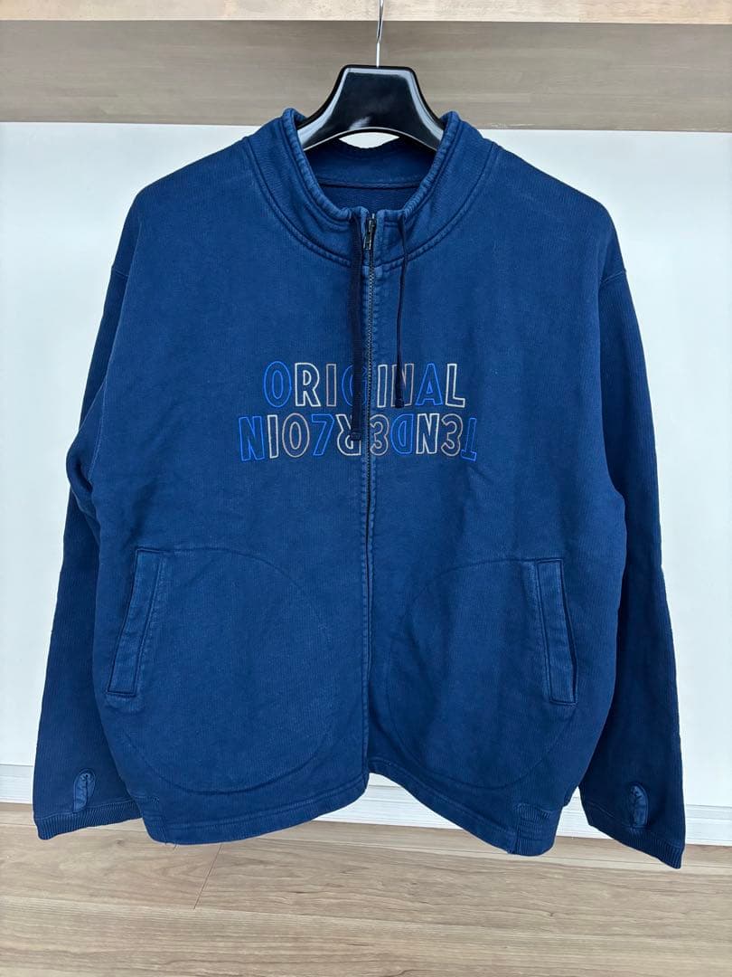 トップス tenderloin mock neck sweat zip-up