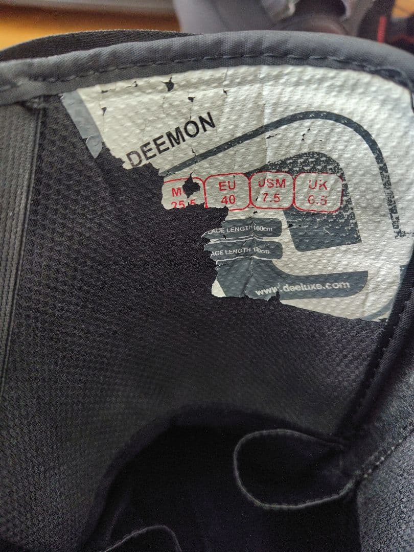 DEELUXE DEEMON 25.5CM フル装備 スーパーフィートレッド