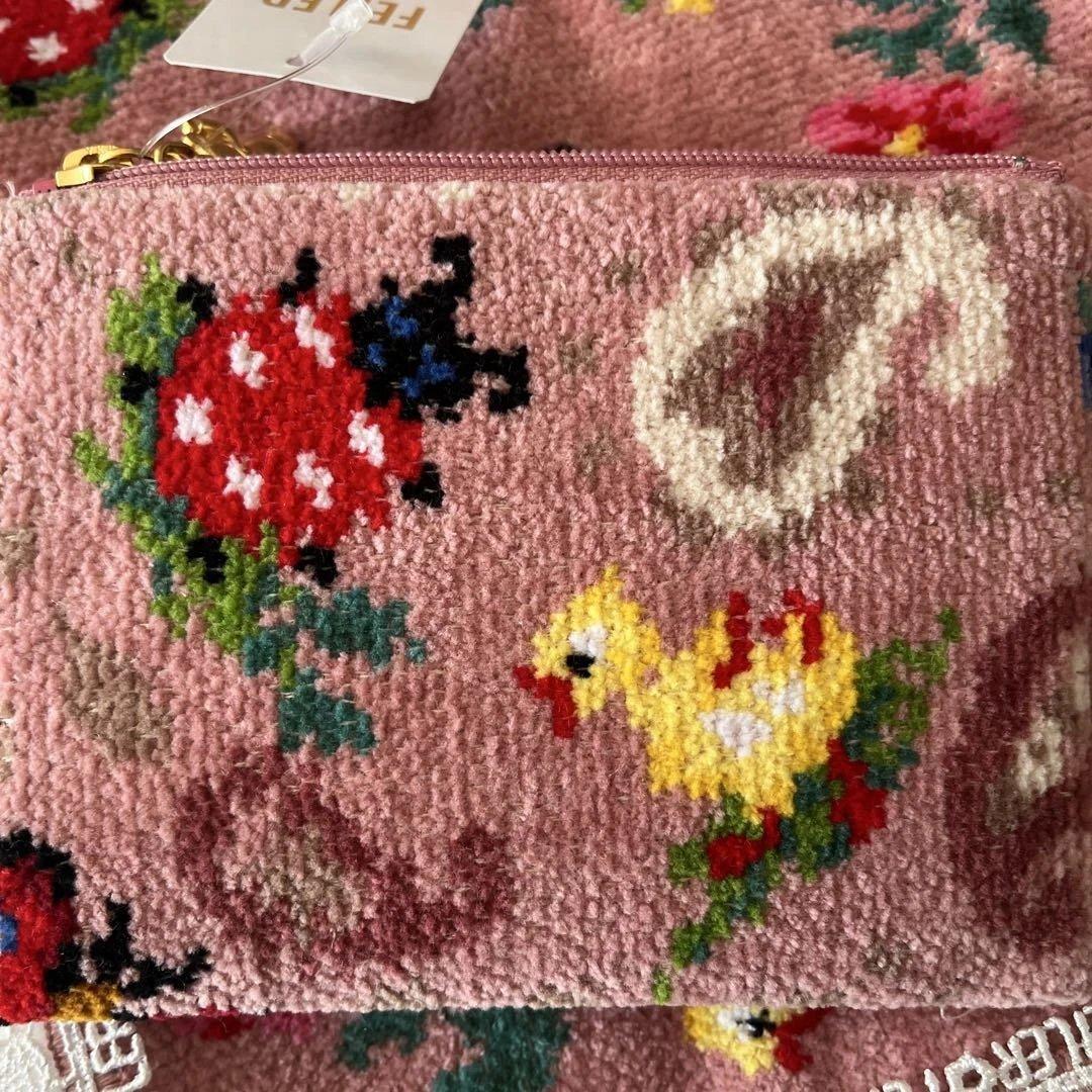 フェイラーハイジ近沢レースコラボ ハンカチ＆ティッシュポーチ【新品】