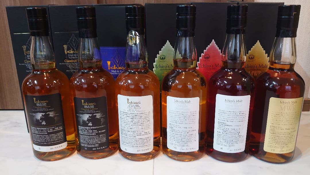 イチローズモルト 6本セット新品 DD MWR WWR ジャパニーズ