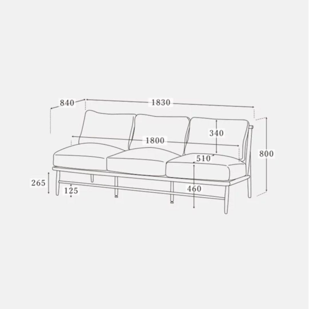 【りょーすけ】取置中のため購入不可となります。モモナチュラルクラウドソファ