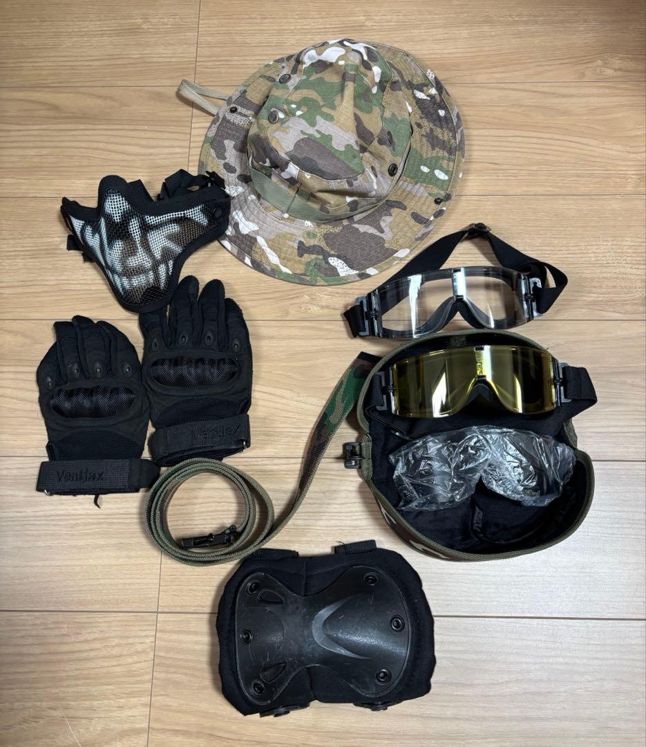 サバゲー　マルチカム迷彩 個人装備一式　まとめ売り　ミリタリー