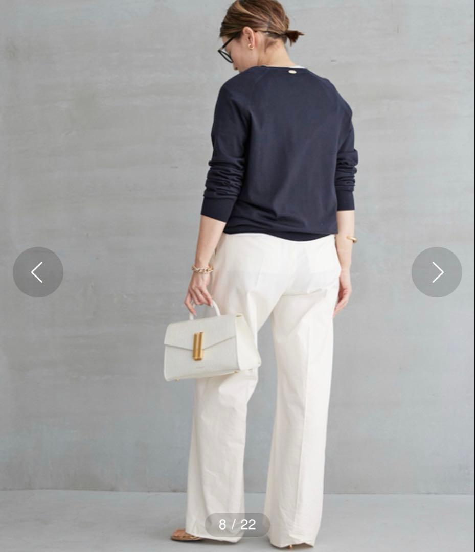 試着のみ Deuxieme Classe TUCK CHINO ワイドパンツ