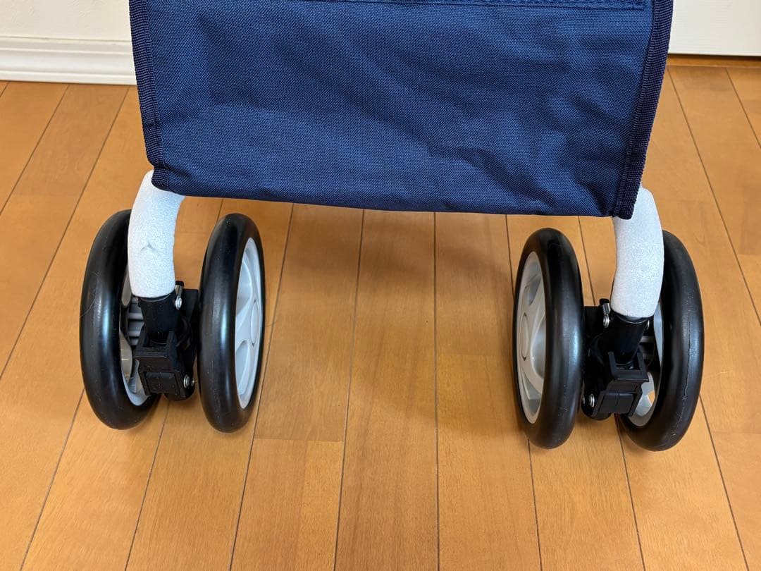 新品同様　シルバーカーデュオST 買い物カート　手押し車　花柄　折り畳み