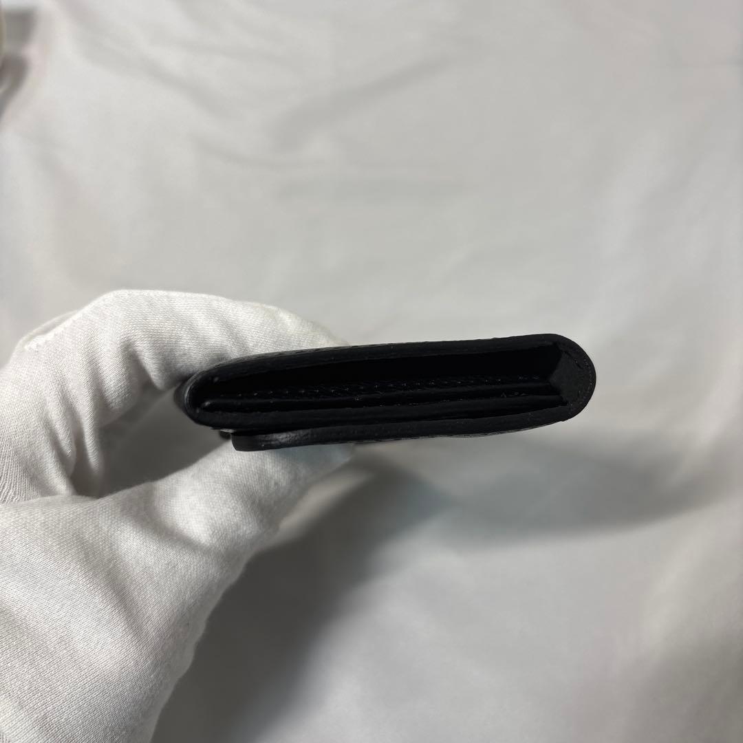 美品✨イルビゾンテ　IL BISONTE ブラック　名刺入れ　本革