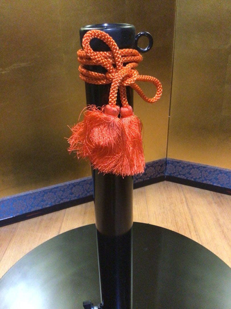 野点傘立て 鉄製 分解式 裏側フェルト貼り