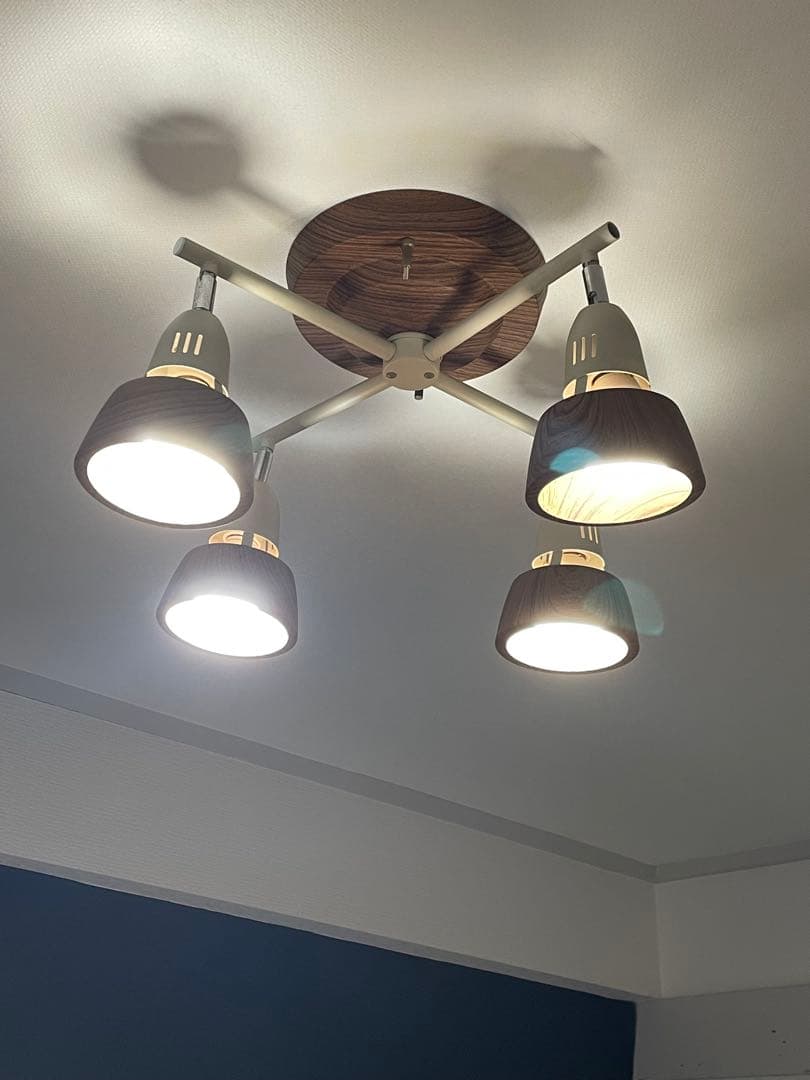 アートワークスタジオ　4連　天井照明　LED電球付き