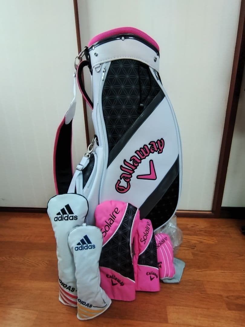 Callaway キャロウェイ キャディバッグSolaire　ホワイト/ピンク
