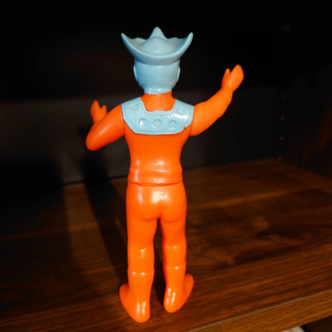 週末特価！当時物ウルトラマンレオ　無版権ソフビ　盆踊り　昭和レトロ