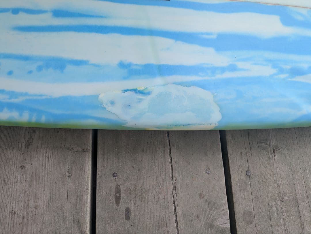 サーフボード　PU トライフィン　evrm fcs2　55　左右非対称　非対称