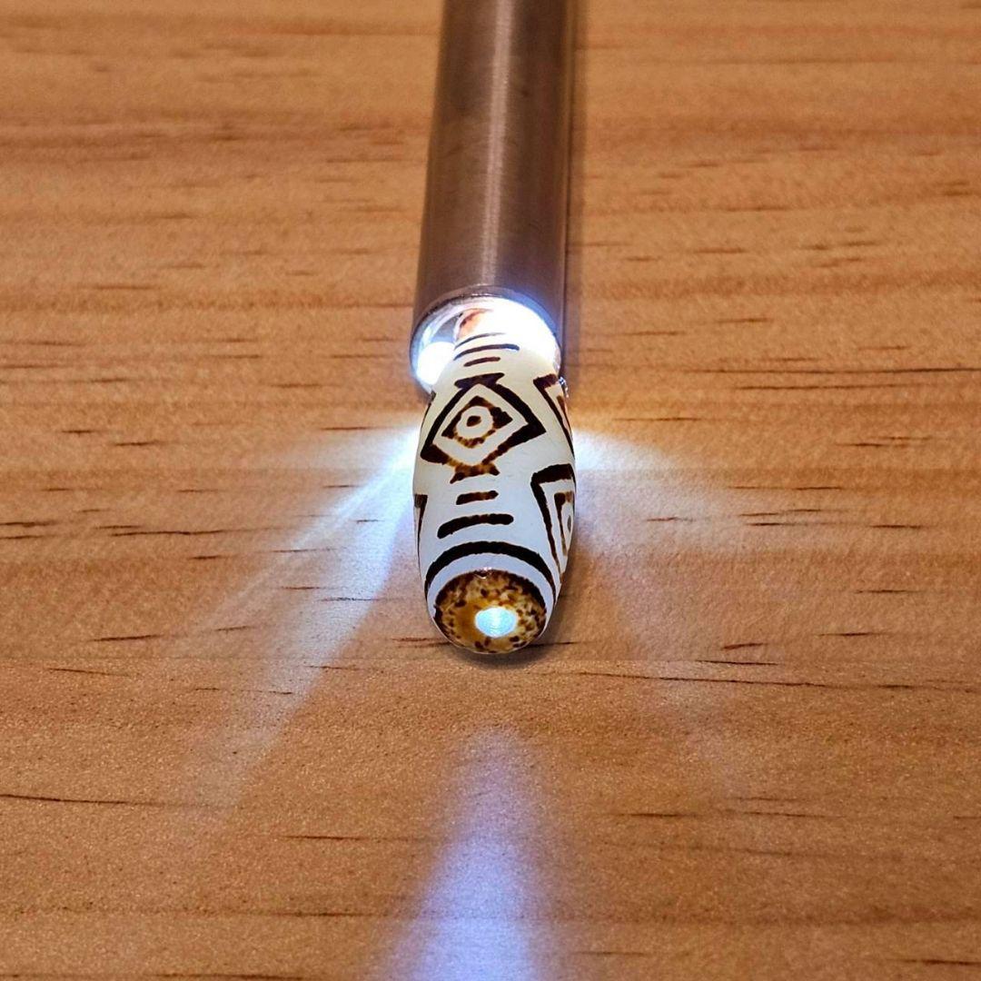 龍眼天珠 白玉髄龍眼 【極希少】