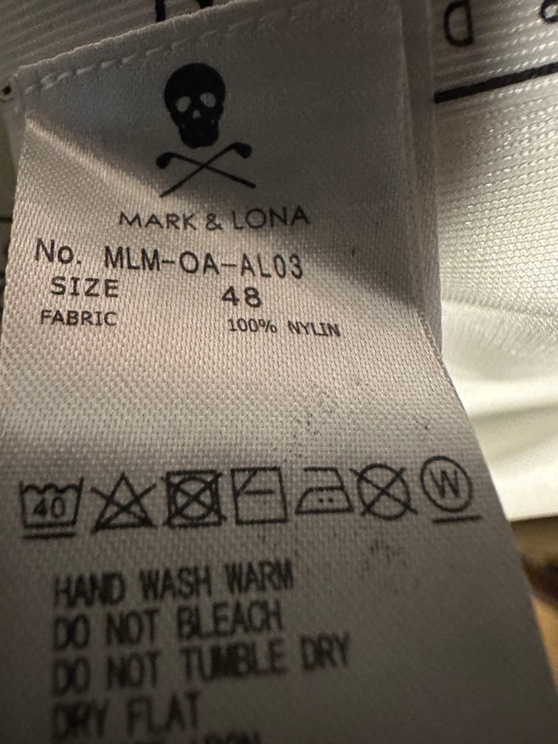 MARK&LONA マークアンドロナ ジップジャケット 総柄 50