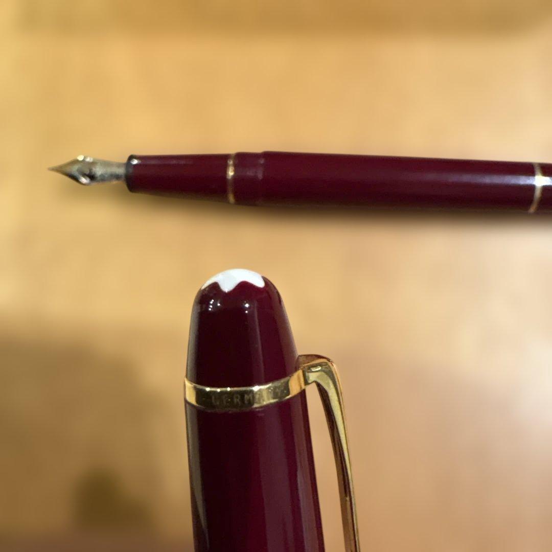 モンブラン マイスターシュテュック 145 クラシック 万年筆 ボルドー　14K