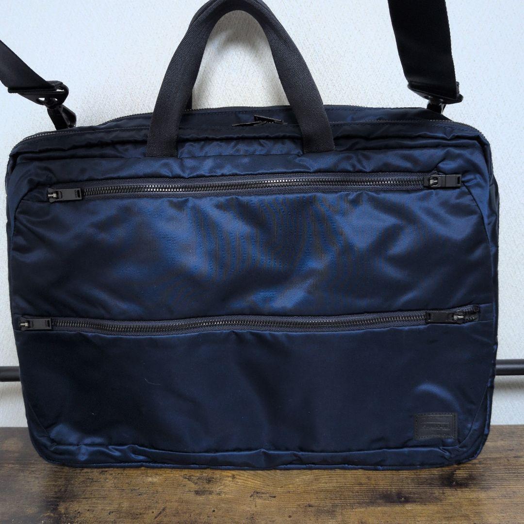 POTER 　吉田カバン　ブリーフケース　2way　アイアンブルー　美品