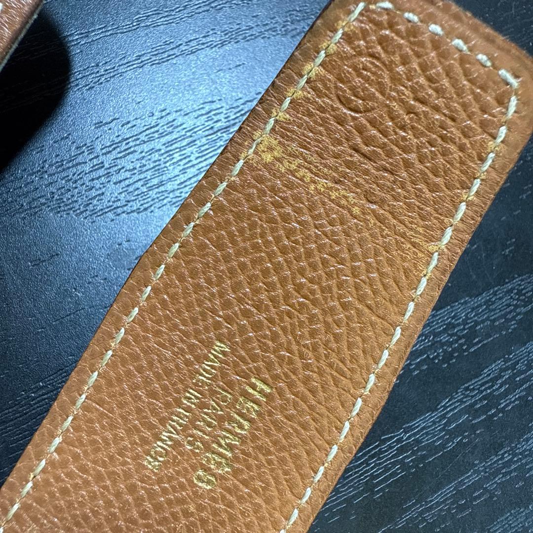HERMES エルメスコンスタンスリバーシブルベルト70シルバーカラーバックル