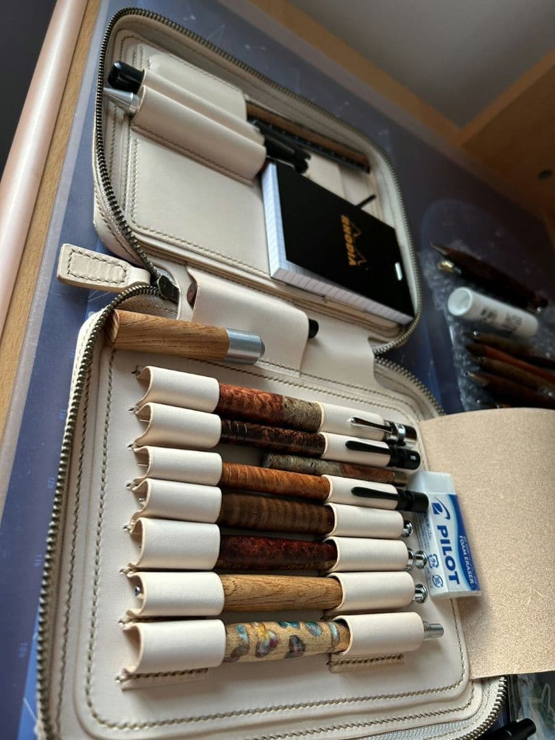 工房楔 極上花梨瘤紅白　MP