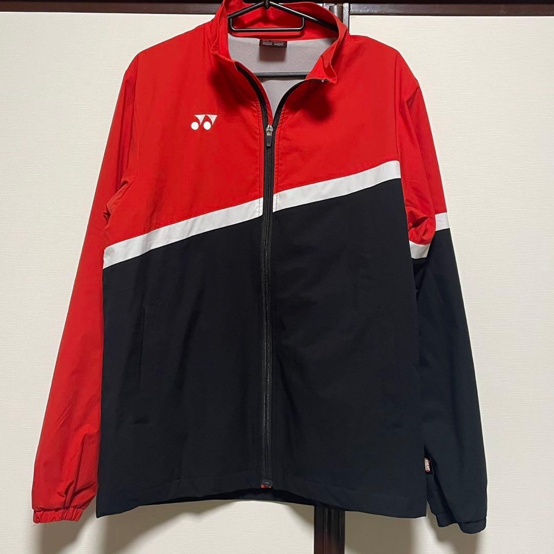 YONEX ウォームアップウェア Mサイズ レッド/ブラック