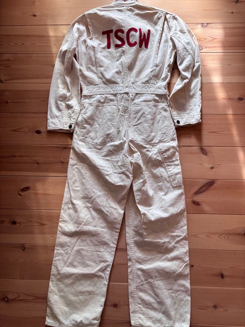 40s 50s known オールインワン つなぎ チェーンステッチ