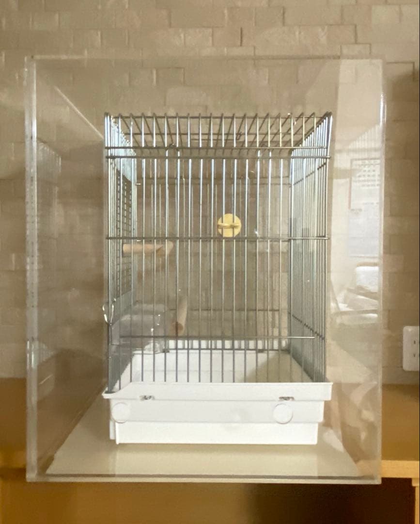 鳥カゴ　防音アクリルケージ　おやすみカバー　中型インコ用