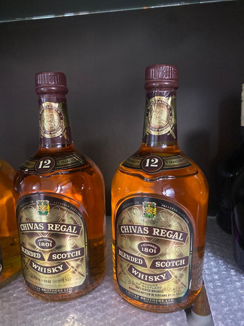 CHIVAS REGAL 12年 ブレンデッドウイスキー 4本セット